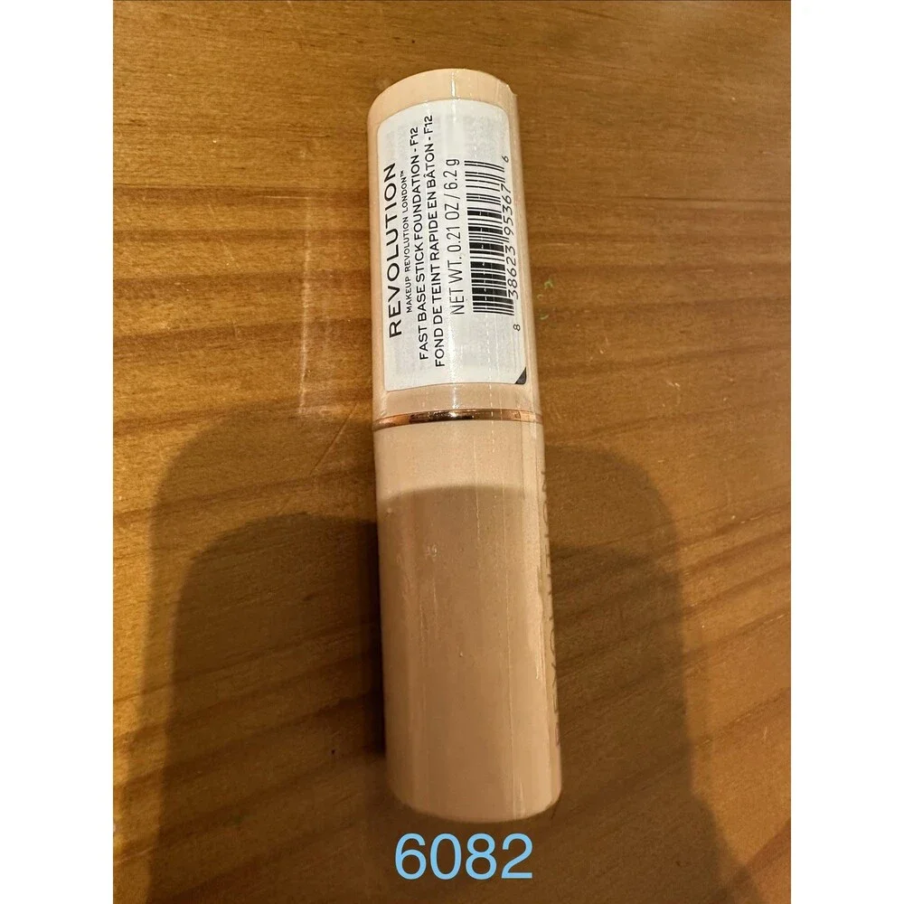 Makeup Revolution Fast Base Stick Foundation F12 3Pc Lot New